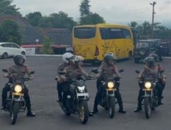 Cipkon Antisipasi Gangguan Kamtibmas, Satuan Samapta Polres Ciamis Patroli ke SPBU Nagrak