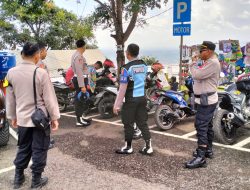 Satgas Ban Ops Propam Polres Majalengka Lakukan Kontrol Ketat di Pos PAM Objek Wisata Paralayang