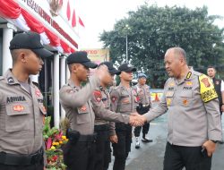 Karo Ops Polda Jabar Melaksanakan Pengecekan Pos Terpadu Polresta Bogor Kota