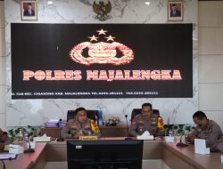 Kapolres Majalengka Ikuti Kegiatan Anev TW I dan Launching TW II Program Beyond Trust Presisi 2024 Secara Daring