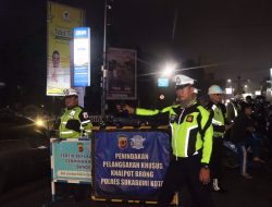 Polres Sukabumi Kota Tertibkan Puluhan Unit Sepeda Motor Berknalpot Brong