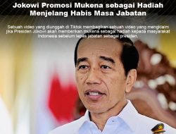 [SALAH] Jokowi Promosi Mukena sebagai Hadiah Menjelang Habis Masa Jabatan