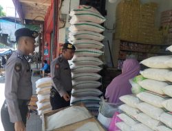 Polres Ciamis Polda Jabar Awasi Harga Beras Jelang Ramadan baik di Pasar Manis maupun Pasar Subuh