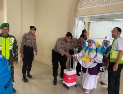 Polres Indramayu dan Kodim 0616 Kembali Laksanakan Pengamanan Keberangkatan Calon Jamaah Haji