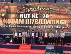 WAKAPOLDA JABAR MENGHADIRI UNDANGAN PANGDAM III SILIWANGI  PADA ACARA SYUKURAN HUT KODAM III SILIWANGI YANG KE 78 TAHUN 2024