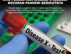 Who Persiapkan Disease X Sebagai Bocoran Pandemi Berikutnya