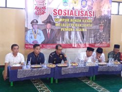 Polres Majalengka Hadiri Sosialisasi Gempur Rokok Ilegal di Ponpes Al-Riyadl