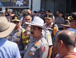 Kapolres Majalengka Hadiri Kunjungan Menteri Pertanian dan Waka Polri di Kertajati Family Farm