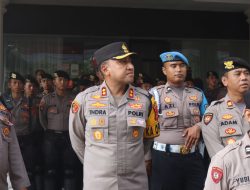 Kapolres Majalengka Pimpin Langsung Pengamanan Aksi Unjuk Rasa Aliansi Mahasiswa di Depan Gedung DPRD