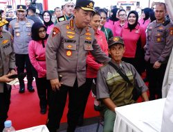 BAKTI KESEHATAN SECARA SERENTAK DALAM RANGKA PERINGATAN KE- 78 HARI BHAYANGKARA TAHUN 2024 BERSAMA DENGAN KAPOLRI DAN IBU KETUA BHAYANGKARI