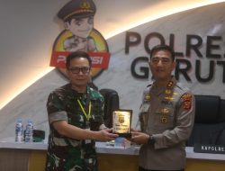 Kapolres Garut Sambut Kunjungan Pasis Dikreg LXIV Seskoad T.A 2024 Di Polres Garut