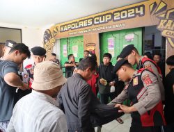 Pertandingan Semi Final Bola Volly Kapolres Cup 2024 Ajang Bergengsi Antar Kecamatan Se-Kabupaten Ciamis