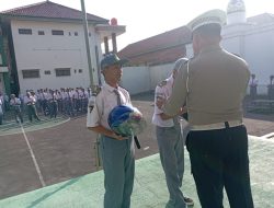 Sat Lantas Polres Majalengka Gelar Binluh Dikmas Lantas di SMK PUI Majalengka