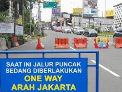 Polres bogor Berlakukan One Way Menuju Puncak Bogor