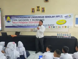 Satres Narkoba Polres Subang Sosialisasi Bahaya Pengunaan Narkotika kepada Siswa-siswi SMKN 1