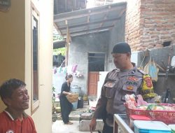 Sambang patroli Bhabinkamtibmas kalikoa Polsek Kedawung Polres Cirebon Kota himbau Kamtibmas