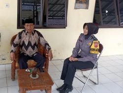 Bhabinkamtibmas Polsek Sukahaji Sambangi Kepala Desa Jayi