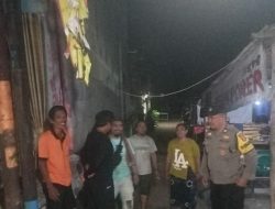 Pantau kewilayahan, Bhabinkamtibmas klayan Polsek gunung jati Polres Cirebon Kota  sambang patroli