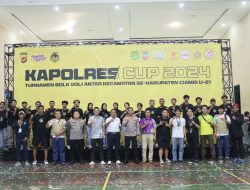 Resmi Ditutup, Kecamatan Cisaga dan Ciamis Juarai Turnamen Bola Voli Kapolres Ciamis Cup