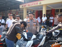 Kapolres Majalengka Serahkan Motor Hasil Curian ke Pemiliknya