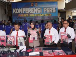 10 Terduga Pengedar Narkoba di Sukabumi Diamankan Sat Narkoba Polres Sukabumi Kota