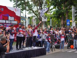 Kapolres Ciamis Hadiri dan Ikuti Fun Run Kodim 0613/Ciamis Semarak Hari Kemerdekaan