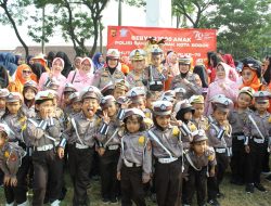 Meriah, 1200 anak Meriahkan Acara Gebyar Polisi Sahabat Anak bersama Satlantas Polresta Bogor Kota