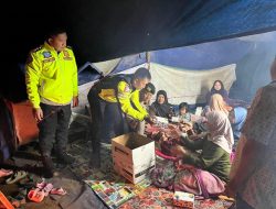 400 Porsi Makanan Siap Saji, Di Distribusikasi Polda Jabar dan Polresta Bandung Untuk Warga Terdampak Gempa