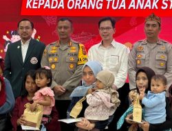 Atasi Kasus Stunting, Polrestabes Bandung Berikan Bantuan untuk 100 Keluarga