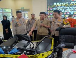 Polres Cianjur Kembalikan Motor Curian Kepada Pemiliknya