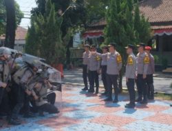 Jelang Pilkada Serentak Polres Subang Gelar Latihan Pengendalian Massa