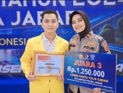 Pemuda Binaan Polres Subang Raih Juara 3 Lomba Karya Tulis Ilmiah Lalu Lintas Tingkat Polda Jabar