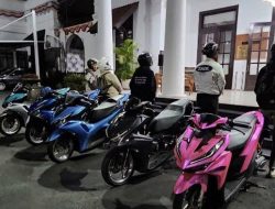 Prabu Lodaya Presisi Amankan 5 Motor Yang Akan Dipakai Balap Liar di Jalan Soekarno-Hatta Bandung.