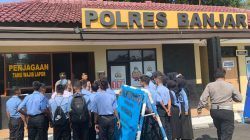 “Mengenal Lebih Dekat Bapak Polisi” Polres Banjar Sambut Hangat Kunjungan SMKN 2 Banjar