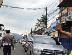 Puncak Diprediksi Macet, Satlantas Polres Cianjur Arahkan Pengendara ke Jalur Alternatif