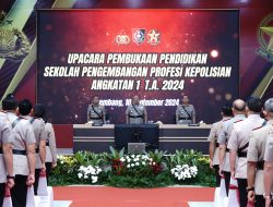 Wakapolda Jabar Hadiri Upacara Pembukaan Pendidikan Sekolah Pengembangan Profesi Kepolisian T.A 2024