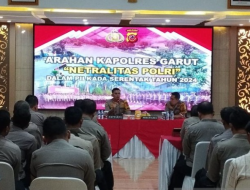 Kapolres Garut Ingatkan Seluruh Personel Untuk Menjaga Netralitas Dalam Pilkada Serentak Tahun 2024