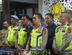 Garut Bersih dari Miras dan Knalpot Brong: KRYD Polres Garut Berhasil Amankan Ratusan Barang Bukti