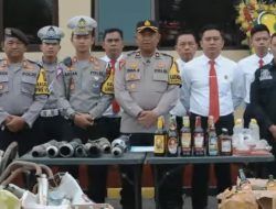 Polres Cianjur Gelar Konferensi Pers Hasil Patroli KRYD Selama Sepekan