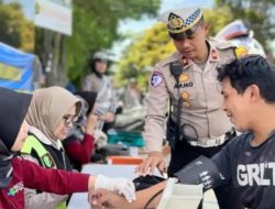 Operasi Zebra Lodaya 2024, Polres Garut Siapkan Tim Medis Cek Kesehatan Pengendara dan Berikan Vitamin