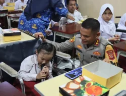 Makanan Bergizi dan Kursi Roda dari Polres Ciamis, Dorong Semangat Belajar Siswa SLB Negeri Sindangsari