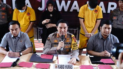 Polda Jabar Ungkap Kasus Perjudian Online: Dua Tersangka Ditangkap, Diduga Kelola Website Judi dengan Omset Ratusan Juta Per Hari