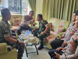 Keakraban TNI-Polri di Cikijing: Ucapan Selamat HUT TNI ke-79 Penuh Makna