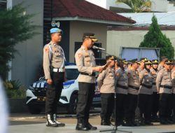 Jaga Kondusifitas Jelang Pelantikan Presiden, Polres Bogor Gelar Apel Pasukan