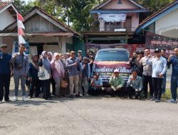 Polsek Lakbok Polres Ciamis Ikuti Mobile Sosialisasi Pilkada Serentak di Desa Purwadadi