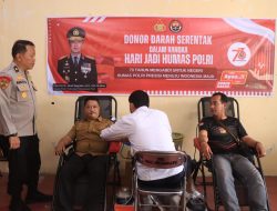 Polres Indramayu Gelar Donor Darah, Peringati Hari Jadi Humas Polri ke-73