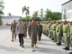 Kapolres Cirebon Kota Hadiri Apel Gelar Pasukan Linmas, Siap Amankan Pilkada Serentak 2024