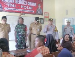 Sinergitas TNI Polri Bagikan Makanan Bergizi Gratis Di SLB Bina Insani Pasawahan