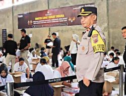 Polres Sumedang Lakukan Pengamanan Proses Pelipatan Surat Pilkada 2024