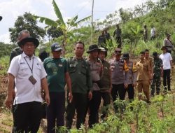 Dukung Ketahanan Pangan, Polres Tasikmalaya Aktifkan Lahan Tidur Jadi Lahan Produktif